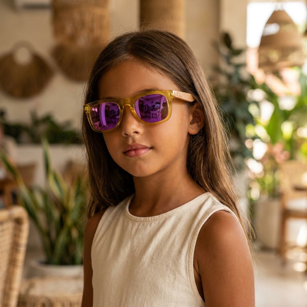 Lunettes en bois Enfant - Play Purple