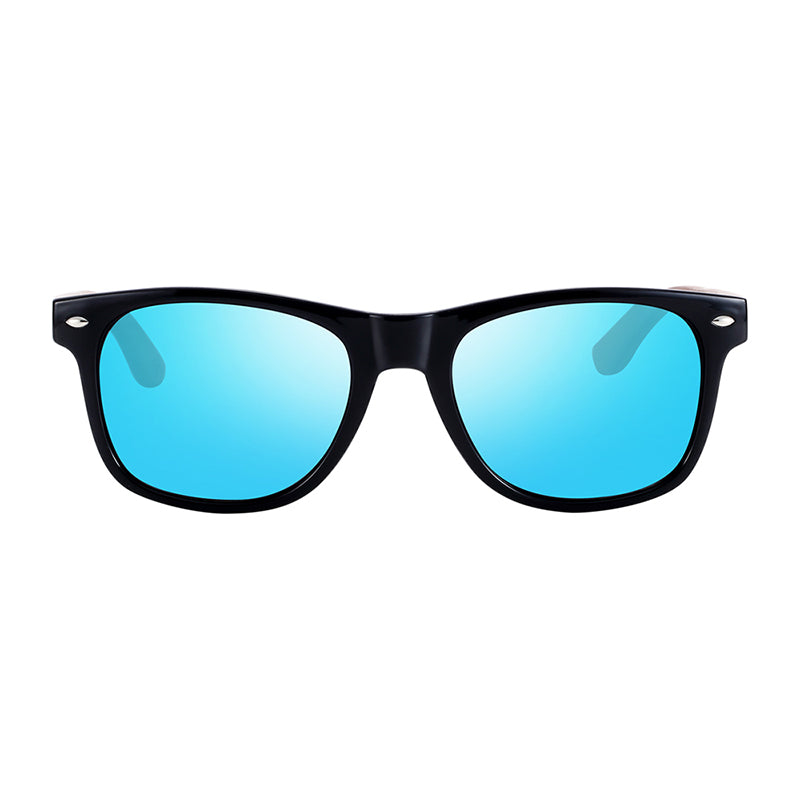 Lunette Bois - Wayfarer Acajou Bleu