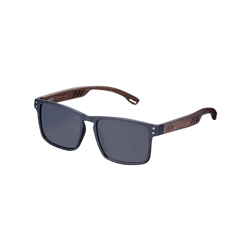 Lunettes de soleil en bois - Rezin Surf Noir