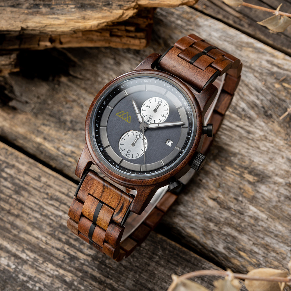 Montre bois Homme