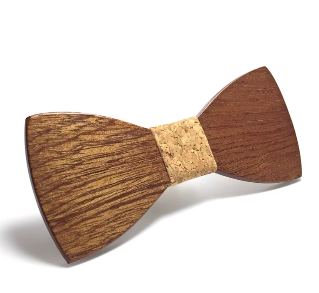 Noeud Papillon Bois - Ambre