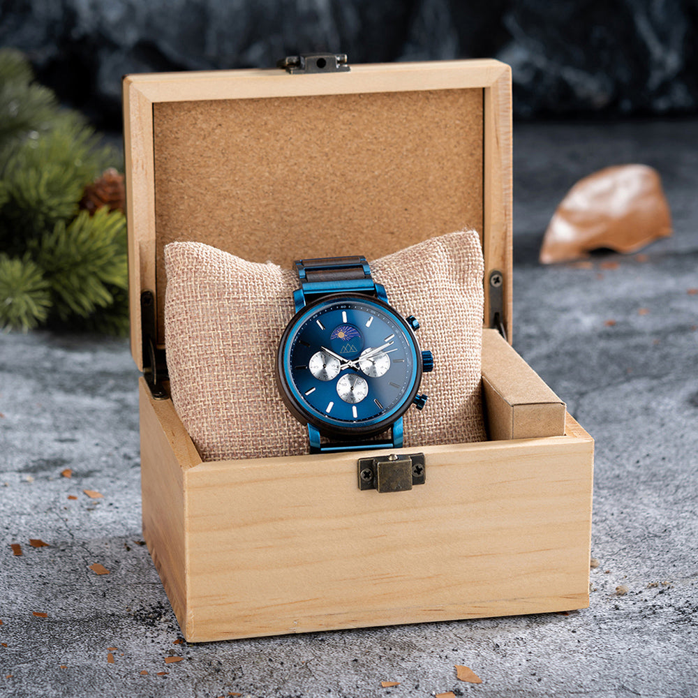 montre en bois homme