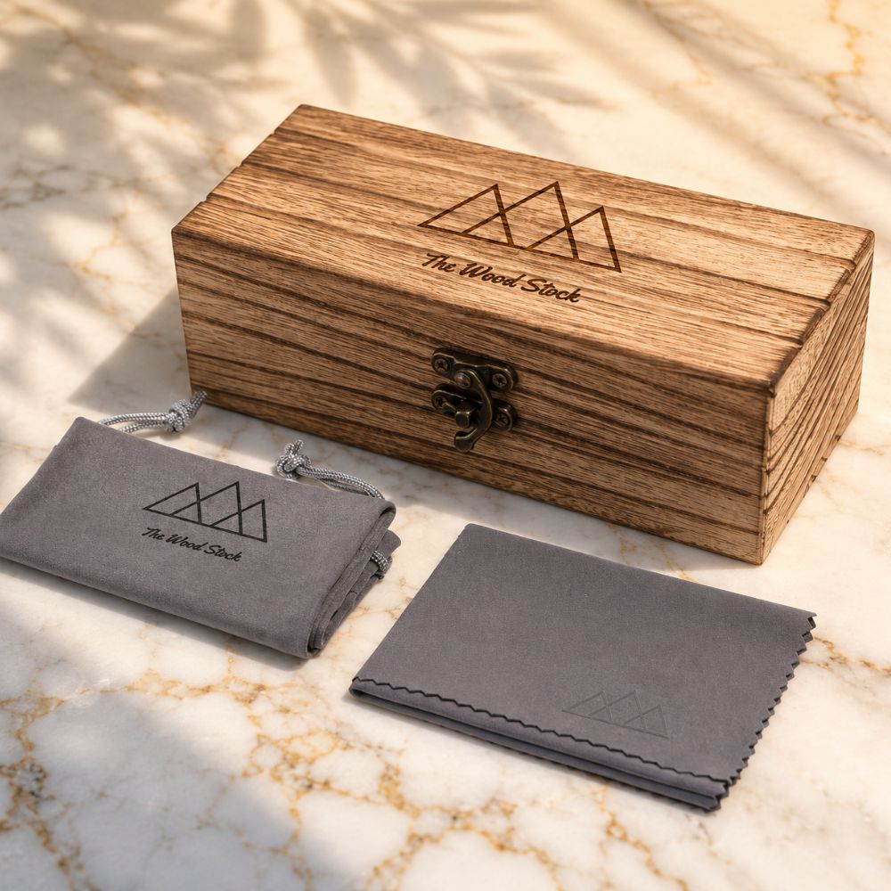 Boîte lunettes en bois The Wood Stock