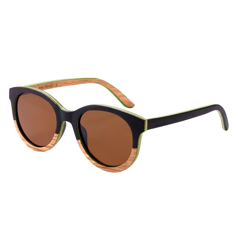 Lunettes en Bois Femme - Riviera Brun