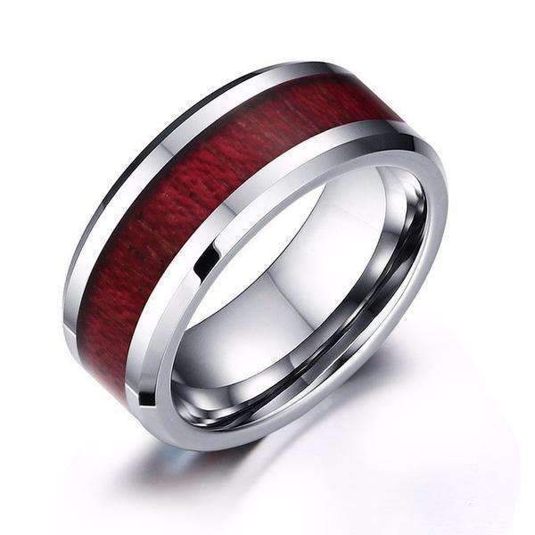 Taille 7 - 57mm Bague en Bois - Acajou