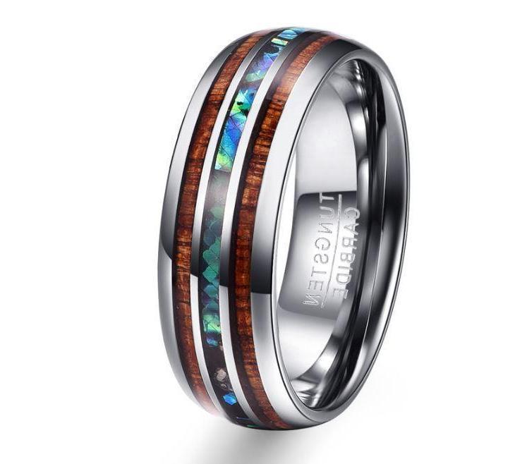 Bague en Bois - Double 8 - 58mm