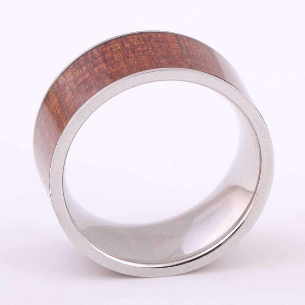 Bague en Bois - Titane