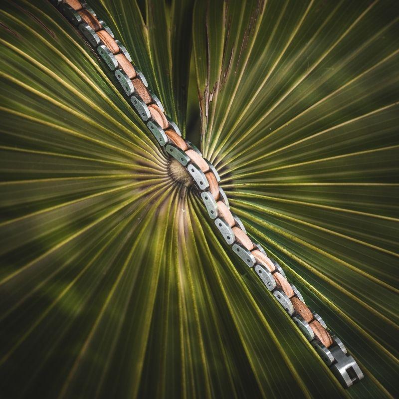Bracelet en bois homme - Steel Olivier