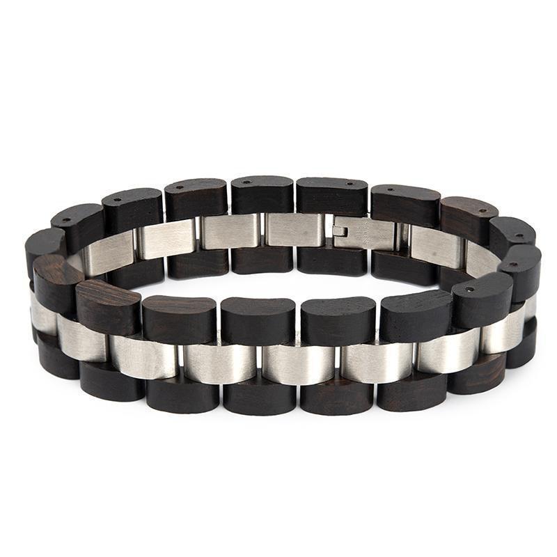 Bracelet homme bois - Black