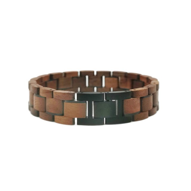 Bracelet Homme Bois - Roots Black Black