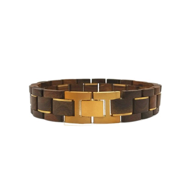 Bracelet Homme Bois - Roots Gold Gold