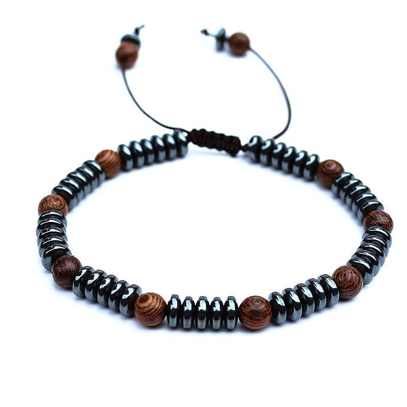 Bracelet mala Carbon, vue 2 sur fond blanc
