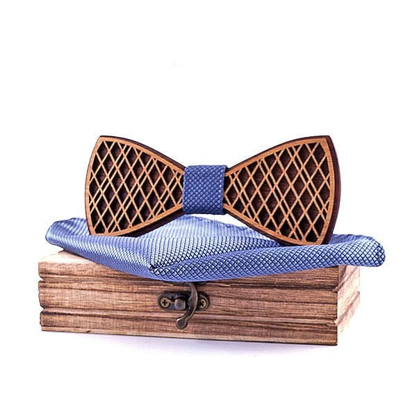 Coffret Noeud Papillon Bois Mariage - Bee T313-C6