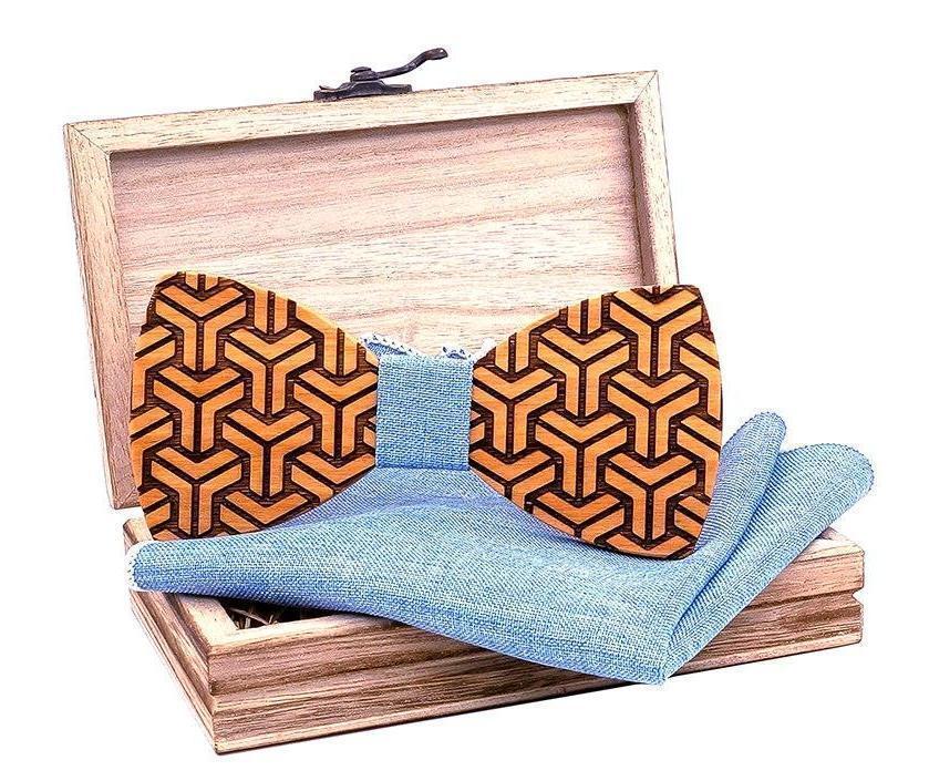 Rouge Coffret Noeud Papillon Bois - Phalanger