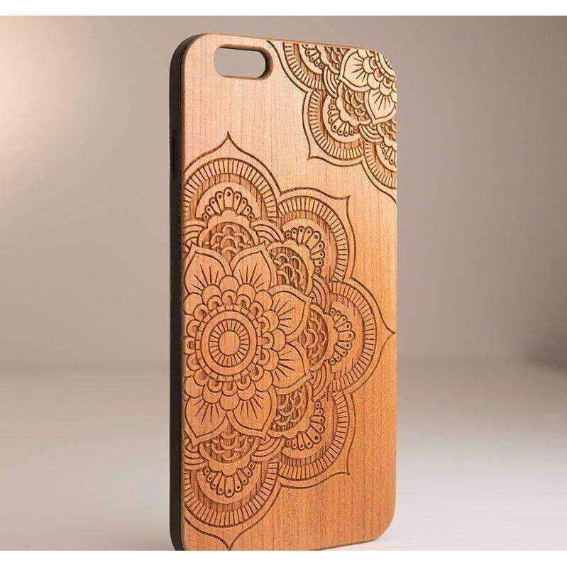 Coque en bois - Mandala