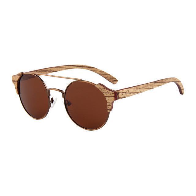 Lunettes en Bois - Positive Brun