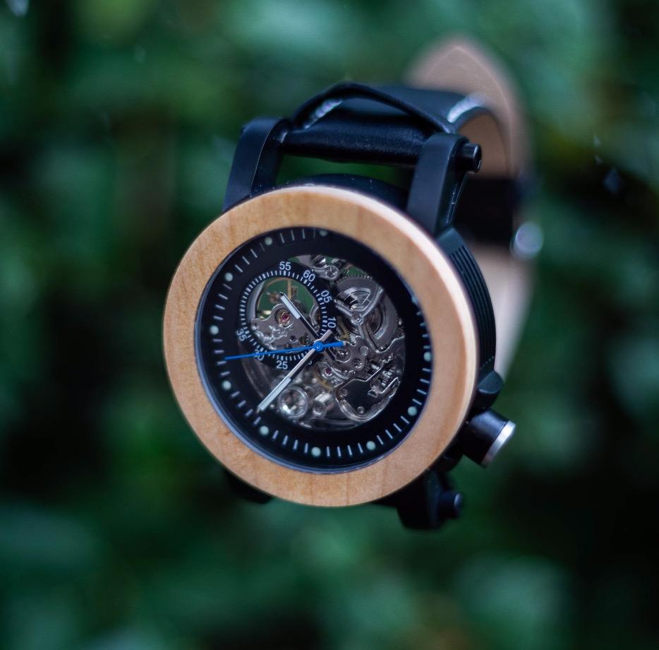 Montre en Bois Automatique