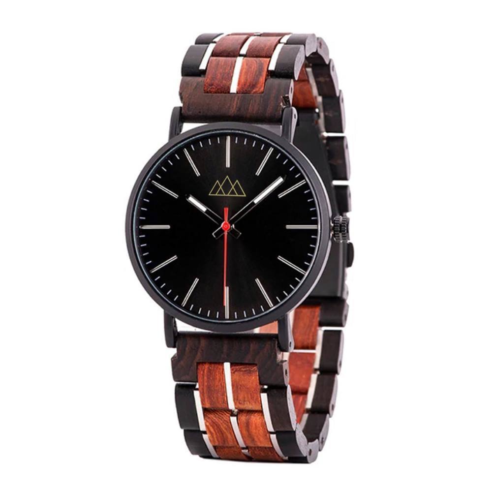 Montre en Bois Luxe black