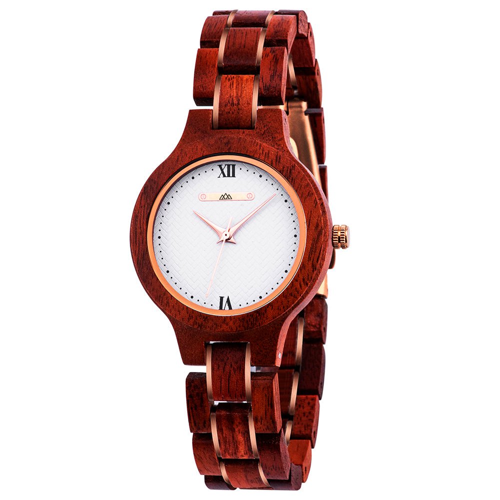 Montre en Bois Bordeaux