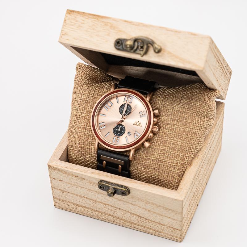 Montre en bois femme - Heritage Or