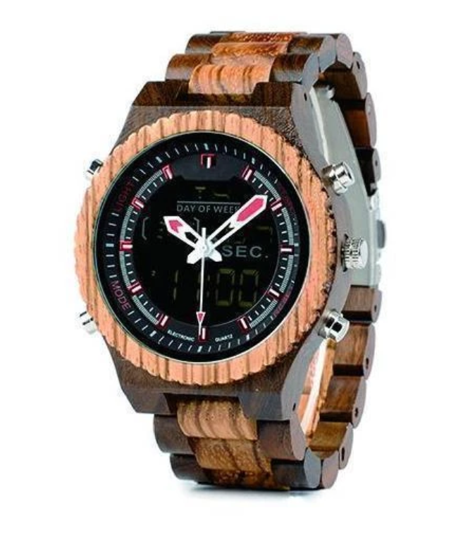 Montre en Bois Homme Sport