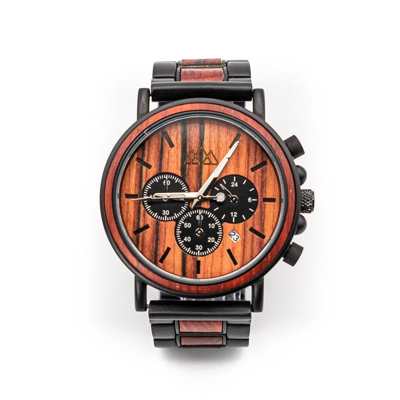 Montre en Bois Homme - Marshal Red