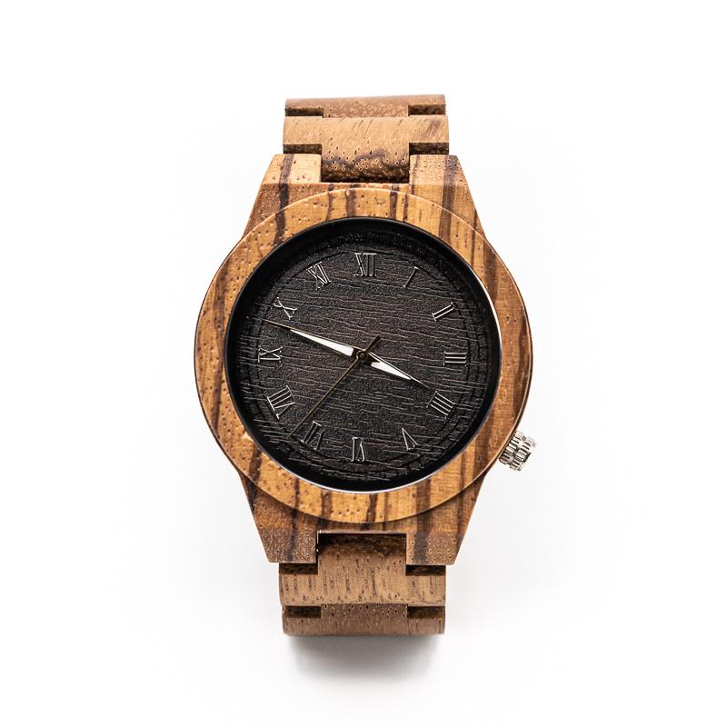 Montre en Bois Homme à Quartz