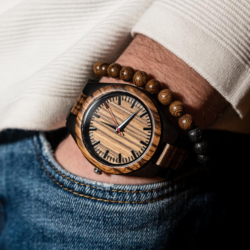 Montre en Bois Homme Originale