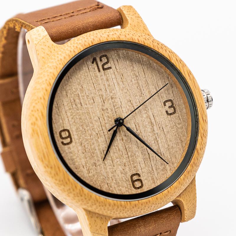 Montre en Bois Naturel femme