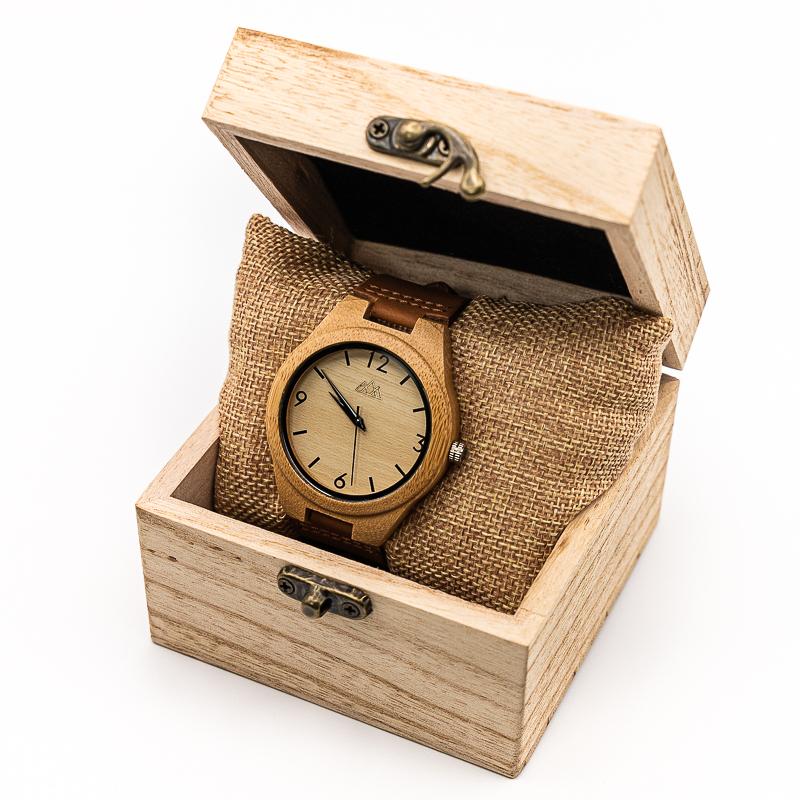 Montre en Bois Wild quartz
