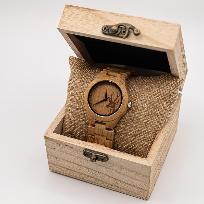 Montre Bois Cadran nature