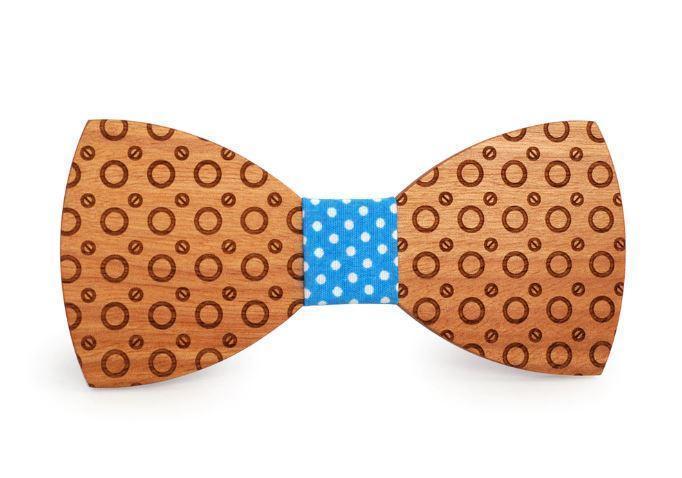 Bleu Ciel Noeud Papillon Bois - Cinema