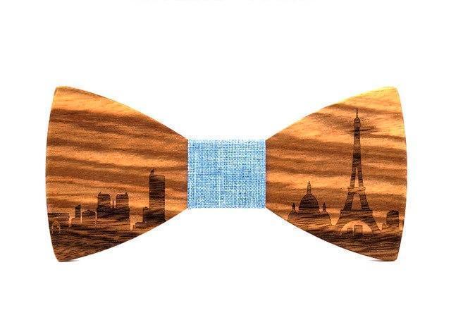 Paris Noeud Papillon Bois - Paris