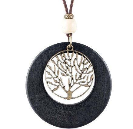 Acajou Pendentif Bois - Arbre
