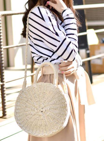 Small Beige Sac de Plage - Clara