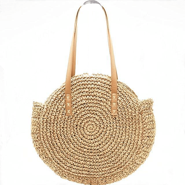 BEIGE Sac de Plage - Lila