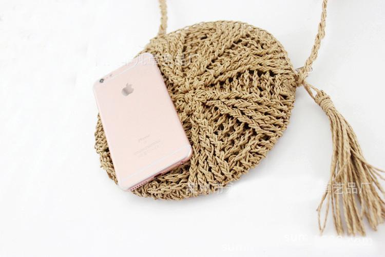 Sac en Paille Rond - Esméralda