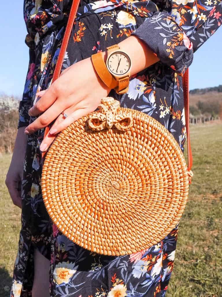 Montre en bois femme 