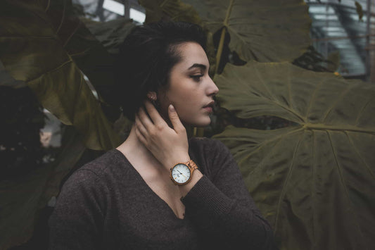 Montre en bois femme