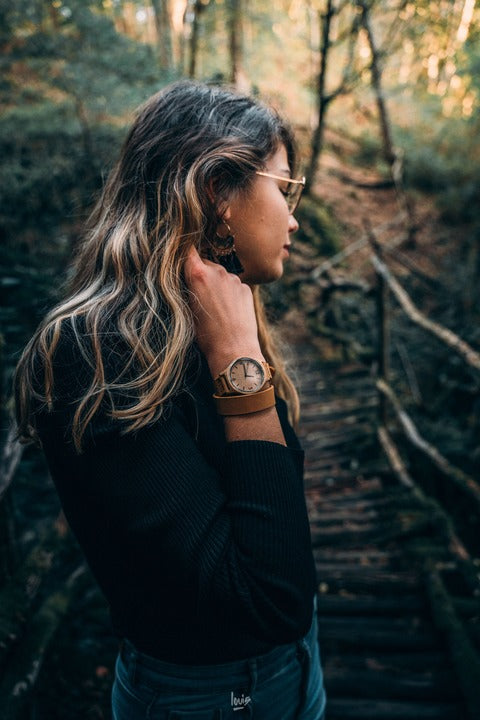 Montre en bois femme
