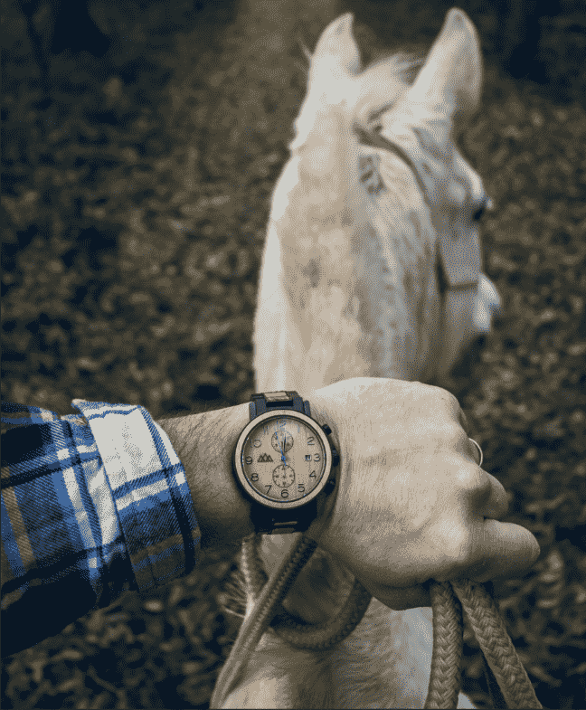 Montre en bois homme