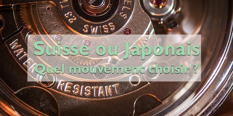 Mouvement japonais vs mouvement suisse : le guide complet pour choisir