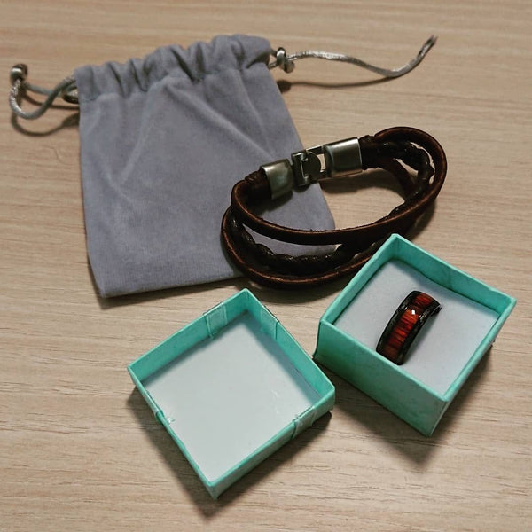Bracelet en bois The Wood Stock et son coffret cadeau