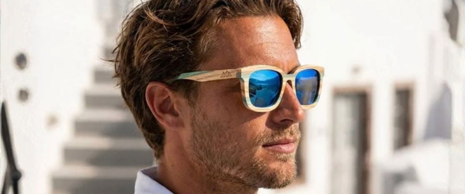 Lunettes en Bois Skateboard