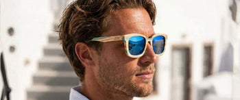 Lunettes en Bois Skateboard