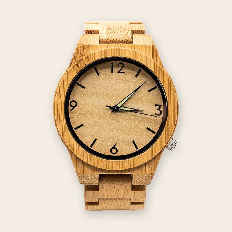 Montres en bambou en bois The Wood Stock