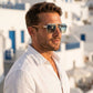 Lunettes en Bois - Tiral Bleu