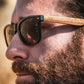Lunettes de Soleil en Bois - Wayfarer Zebra Noir