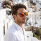 Lunettes de soleil en bois - Surf Orange