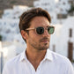 Lunette bois - Vintage Noyer Gris Ambré